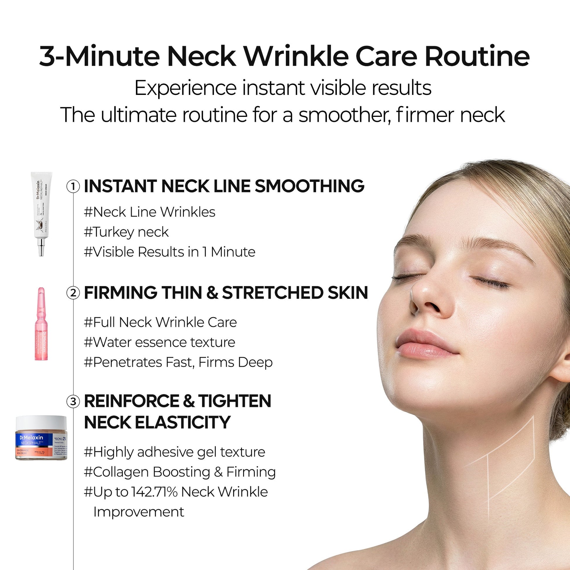 [Dr.Melaxin Exclusive] 3-Minute Neck & Face Anti-A